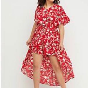 Lane Bryant Floral Maxi Romper